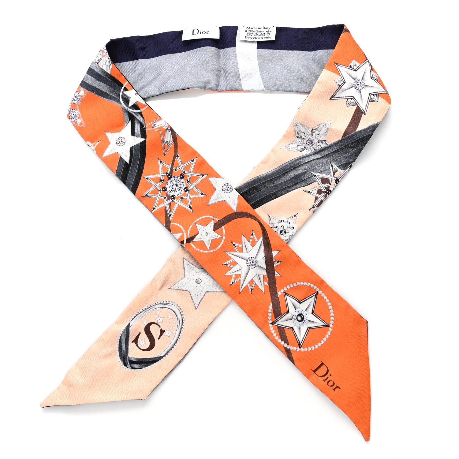 Christian Dior Silk ABCDior S Mitzah Scarf 1 of 4