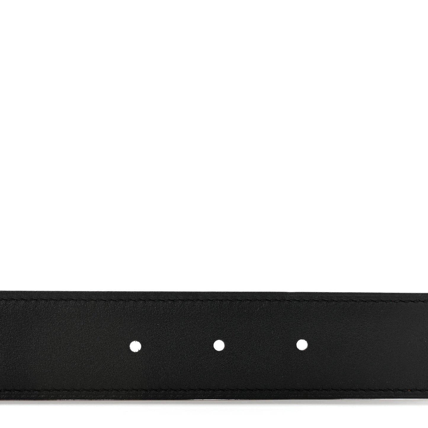 Swift Epsom 32mm Enamel Quizz H Belt 80 32 Black Orange