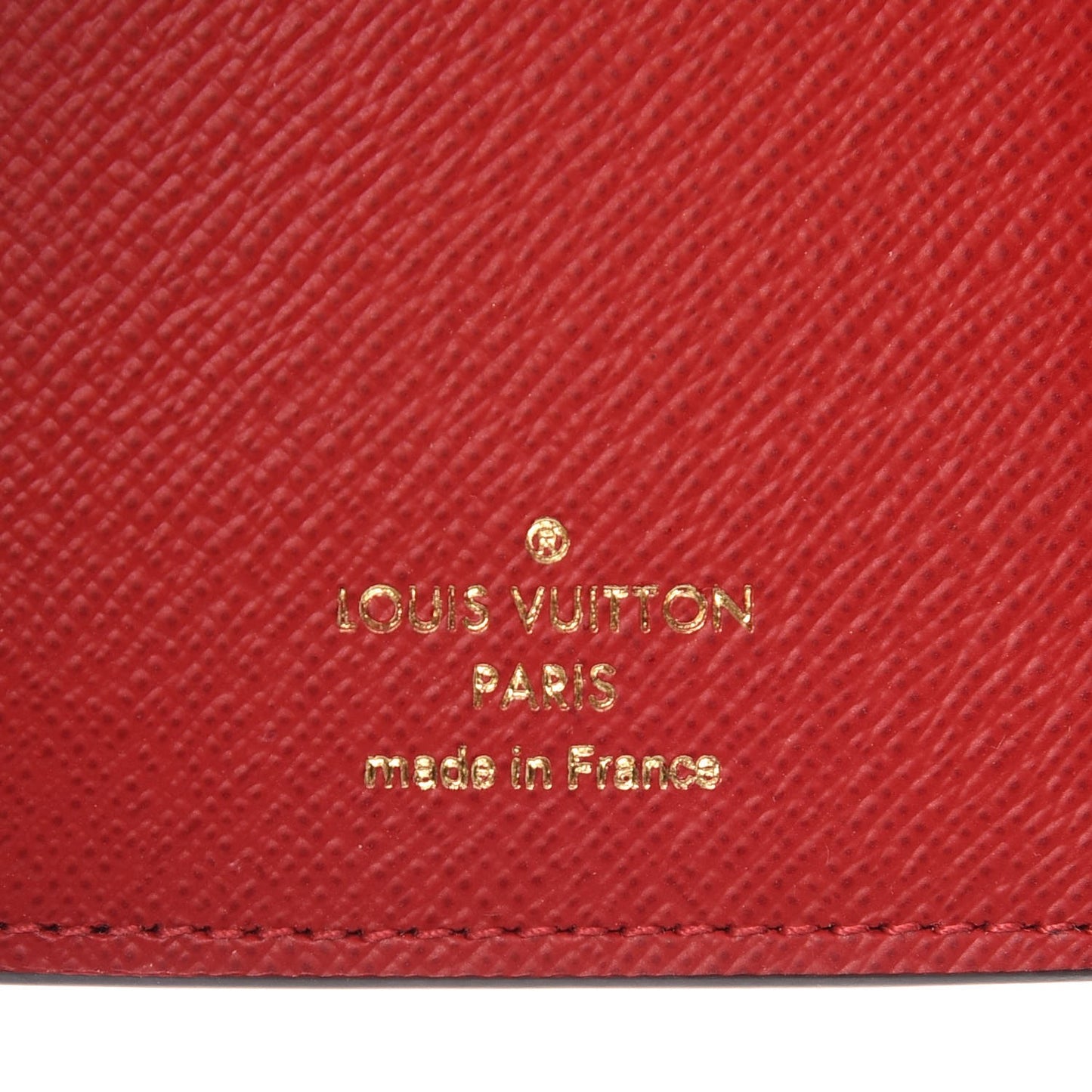Damier Ebene Victorine Wallet Red