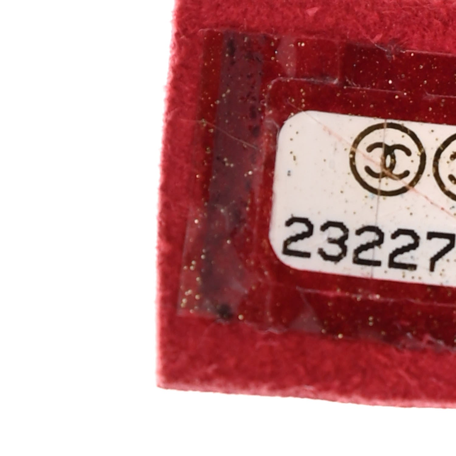 Chanel Deerskin Chevron Quilted Medium CC Chain Bucket Drawstring Bag Red 7 of 10