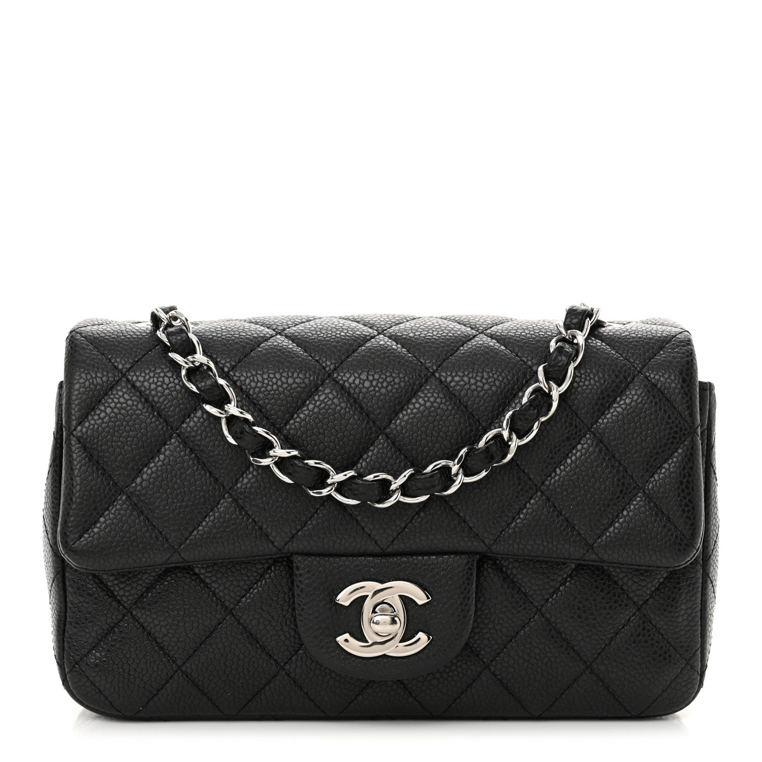 Chanel Caviar Quilted Mini Rectangular Flap Black 1 of 11