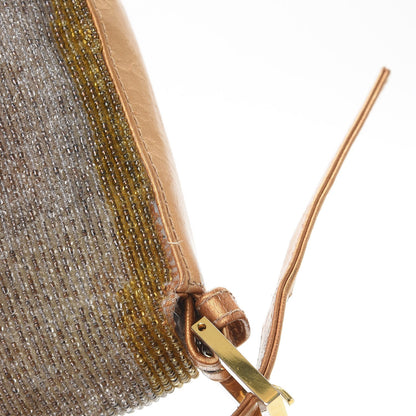 Fendi Beaded Baguette Gold Silver 10 of 15