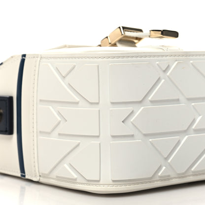 Christian Dior Smooth Calfskin Diorcamp Bag White Blue 9 of 11