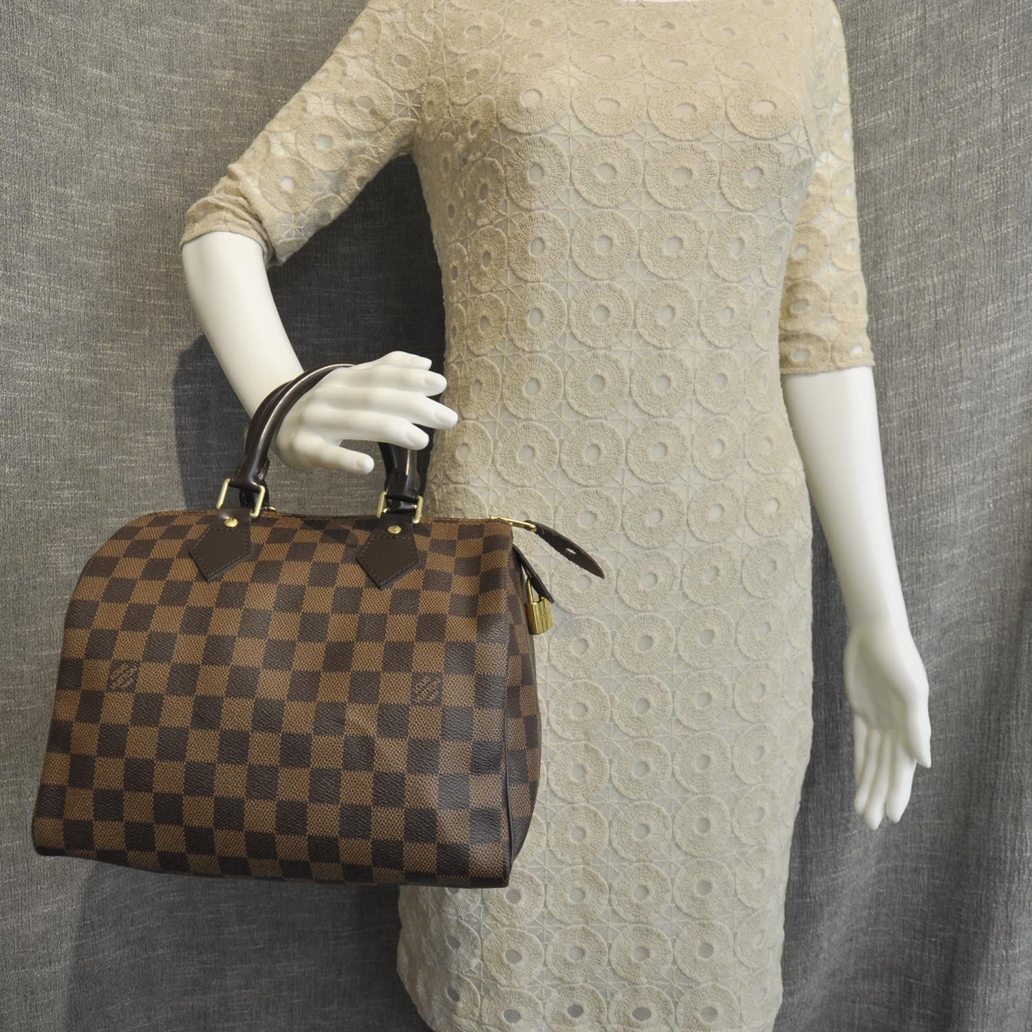 Louis Vuitton Damier Ebene Speedy 25 2 of 8