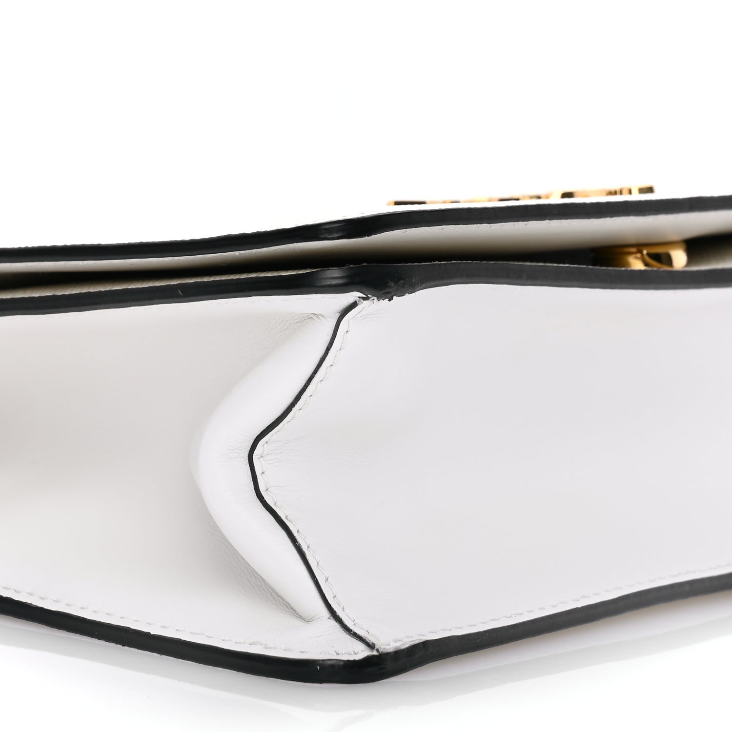 Prada Saffiano Chain Shoulder Bag  White 7 of 8