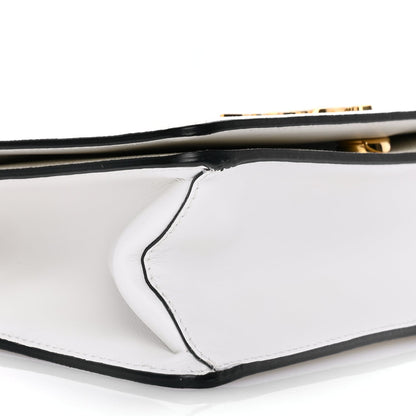 Prada Saffiano Chain Shoulder Bag  White 7 of 8