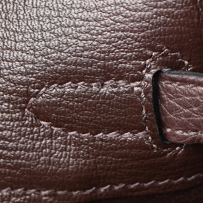 Hermes Togo Birkin 25 Chocolate 11 of 34
