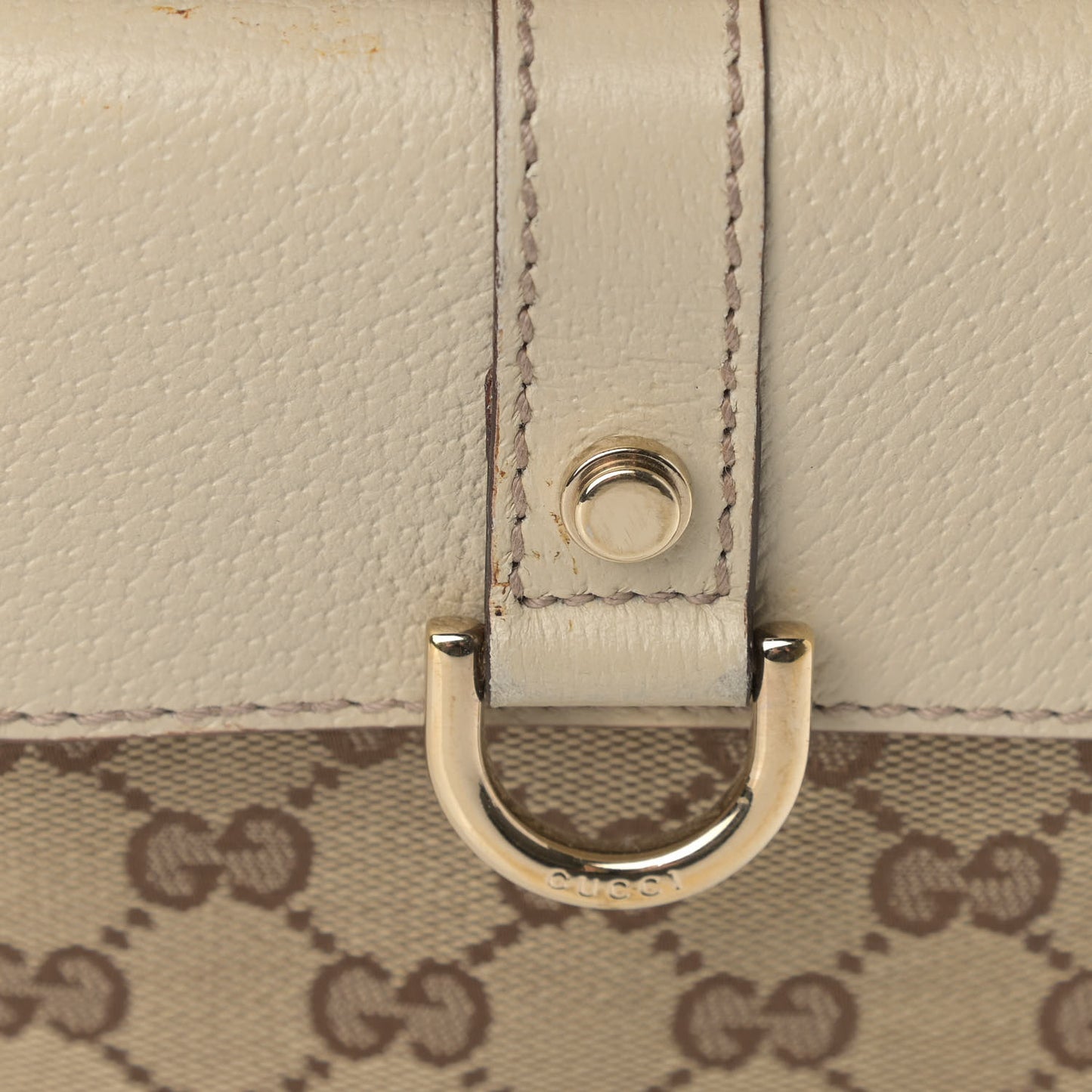 Monogram Pocket Hobo Off White