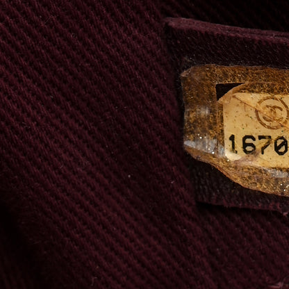 Chanel Glazed Calfskin Stingray Bindi CC Tote Red 7 of 16