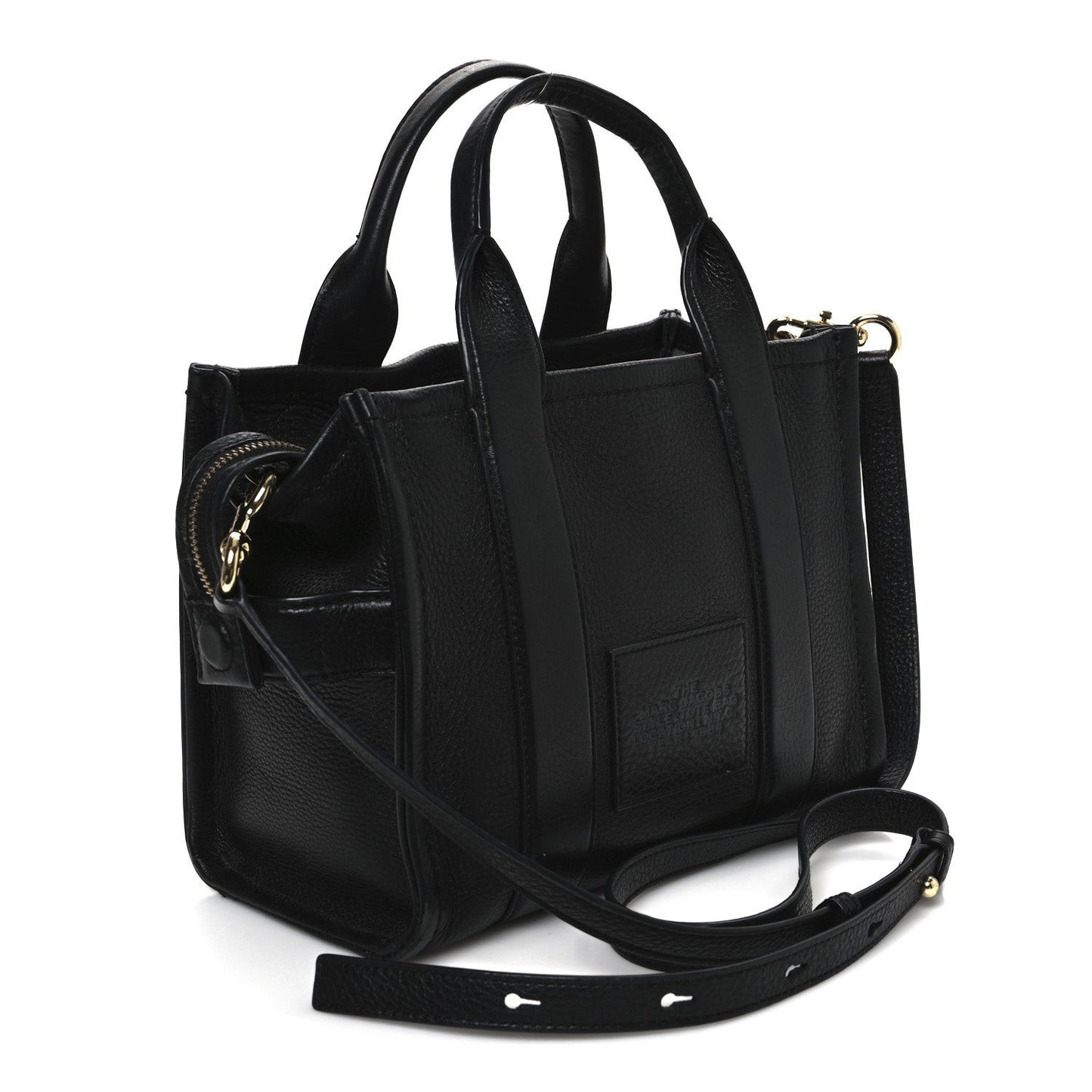 Grained Calfskin Small The Tote Bag Black