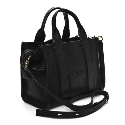 Marc Jacobs Grained Calfskin Small The Tote Bag Black 3 of 7