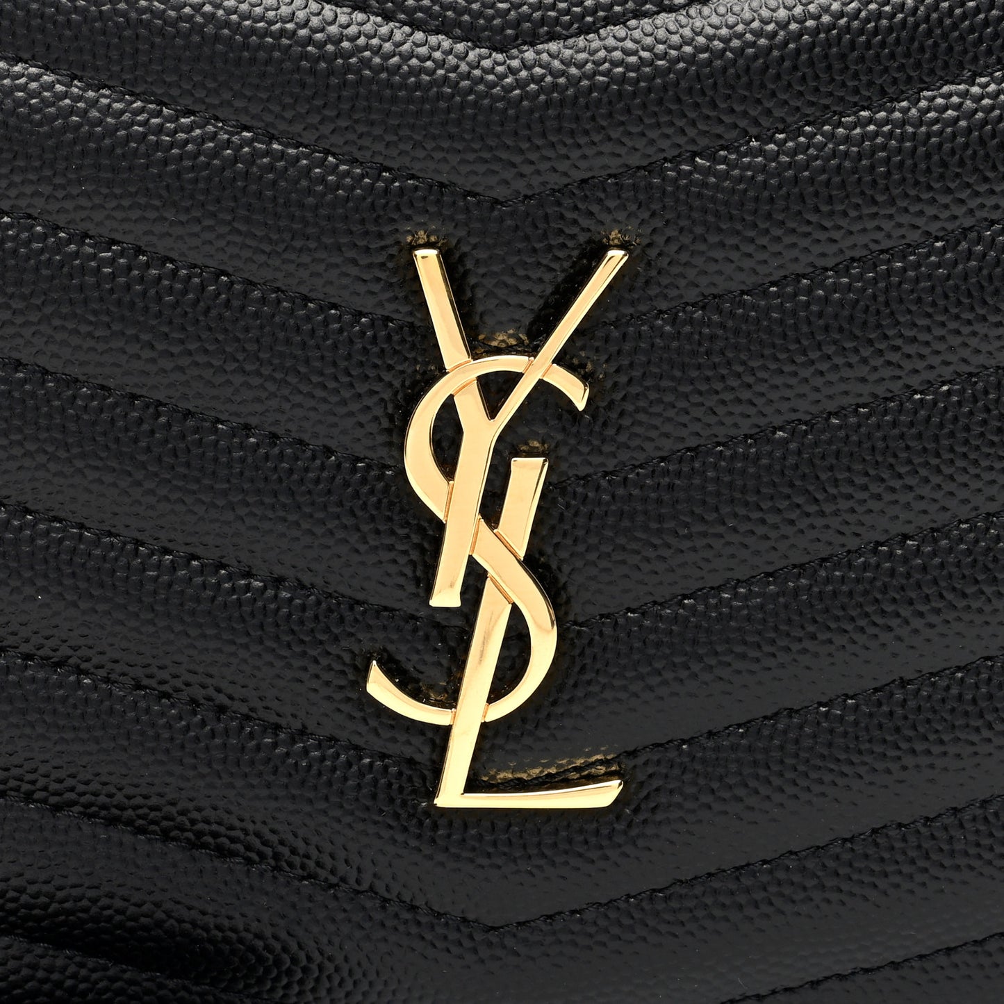 Grain De Poudre Matelasse Monogram Mini Lou Camera Bag Black