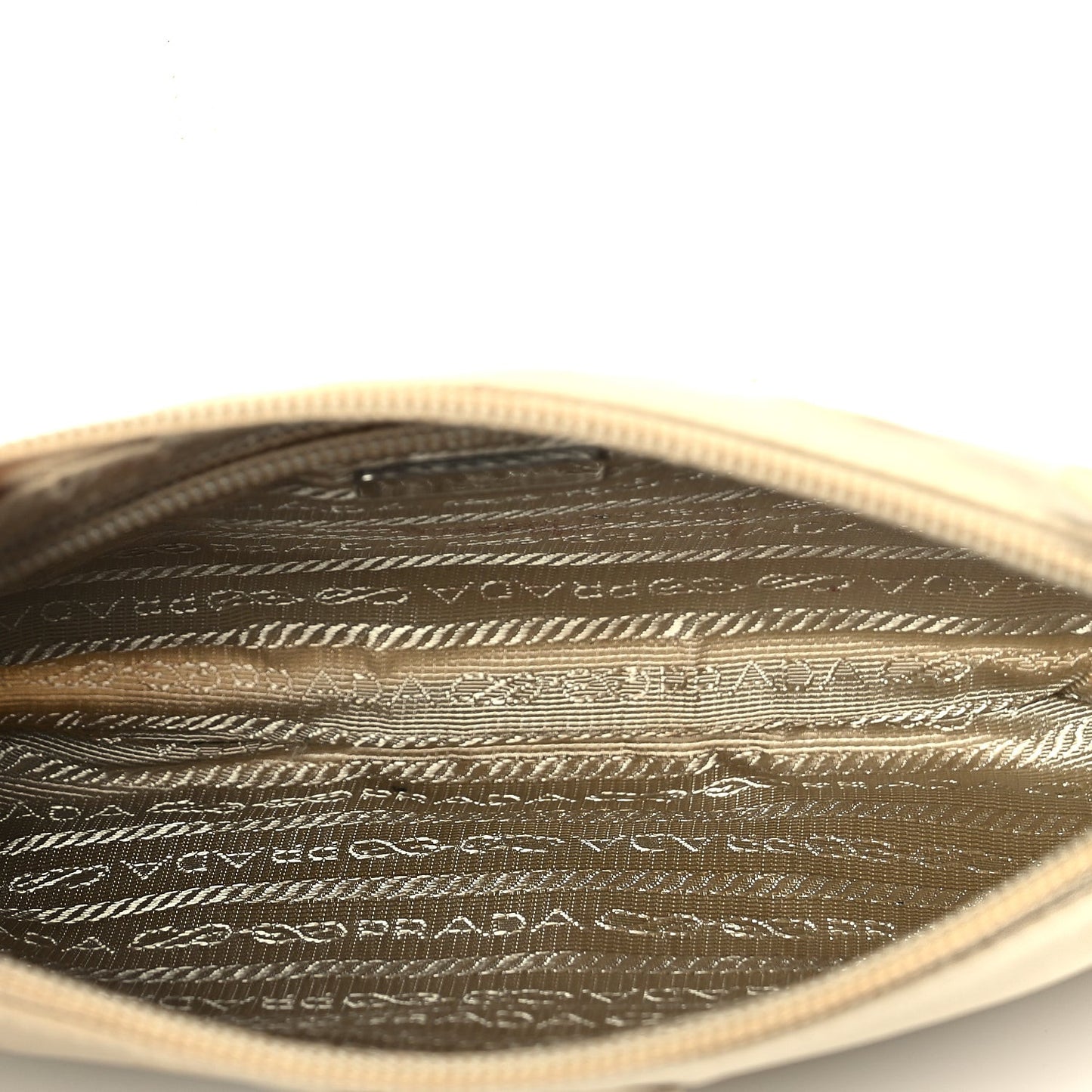 Re-Nylon Vela Pouch Beige