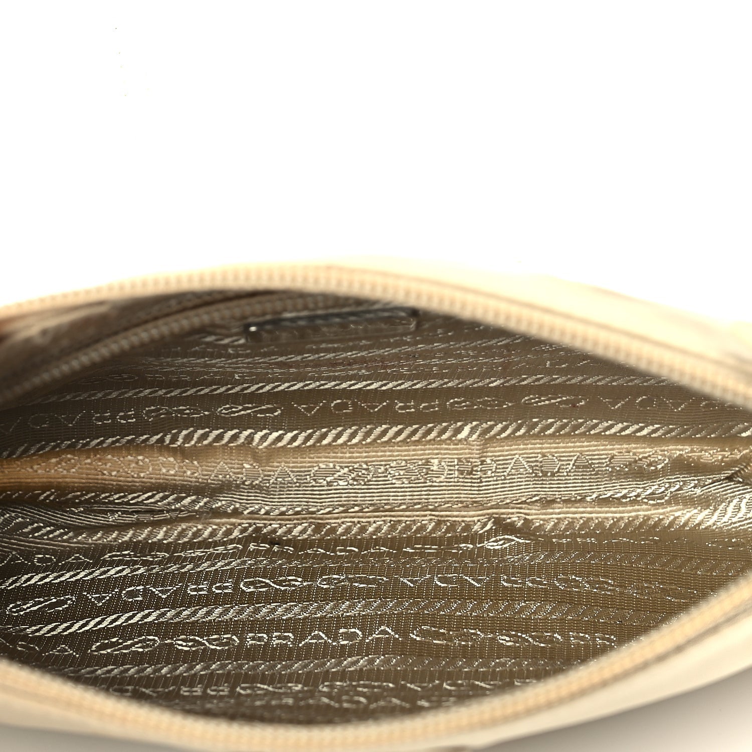 Prada Re-Nylon Vela Pouch Beige 4 of 8
