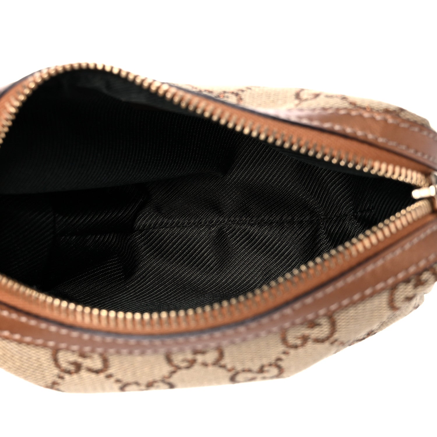 Gucci Monogram Small Cosmetic Case Metallic Bronze 5 of 9