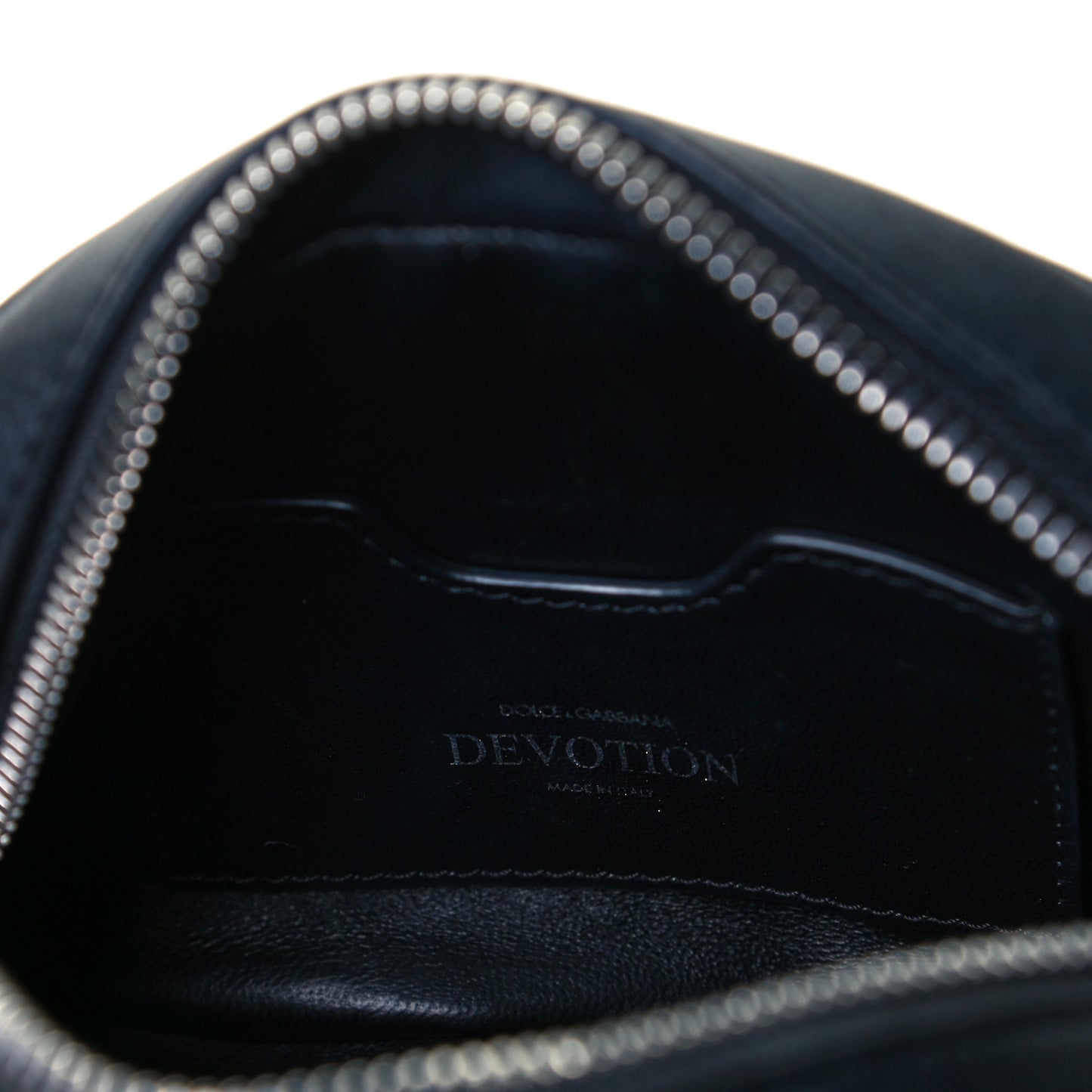 Smooth Calfskin Mini Devotion Camera Bag Black