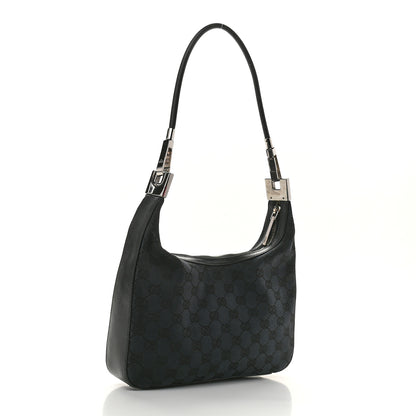 Gucci Monogram GG Small Clasp Hobo Black 3 of 10