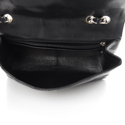 Chanel Caviar Quilted Jumbo Single Flap Black 5 of 15