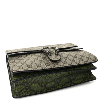 Gucci GG Supreme Monogram Snakeskin Medium Dionysus Shoulder Bag  Brown 3 of 8