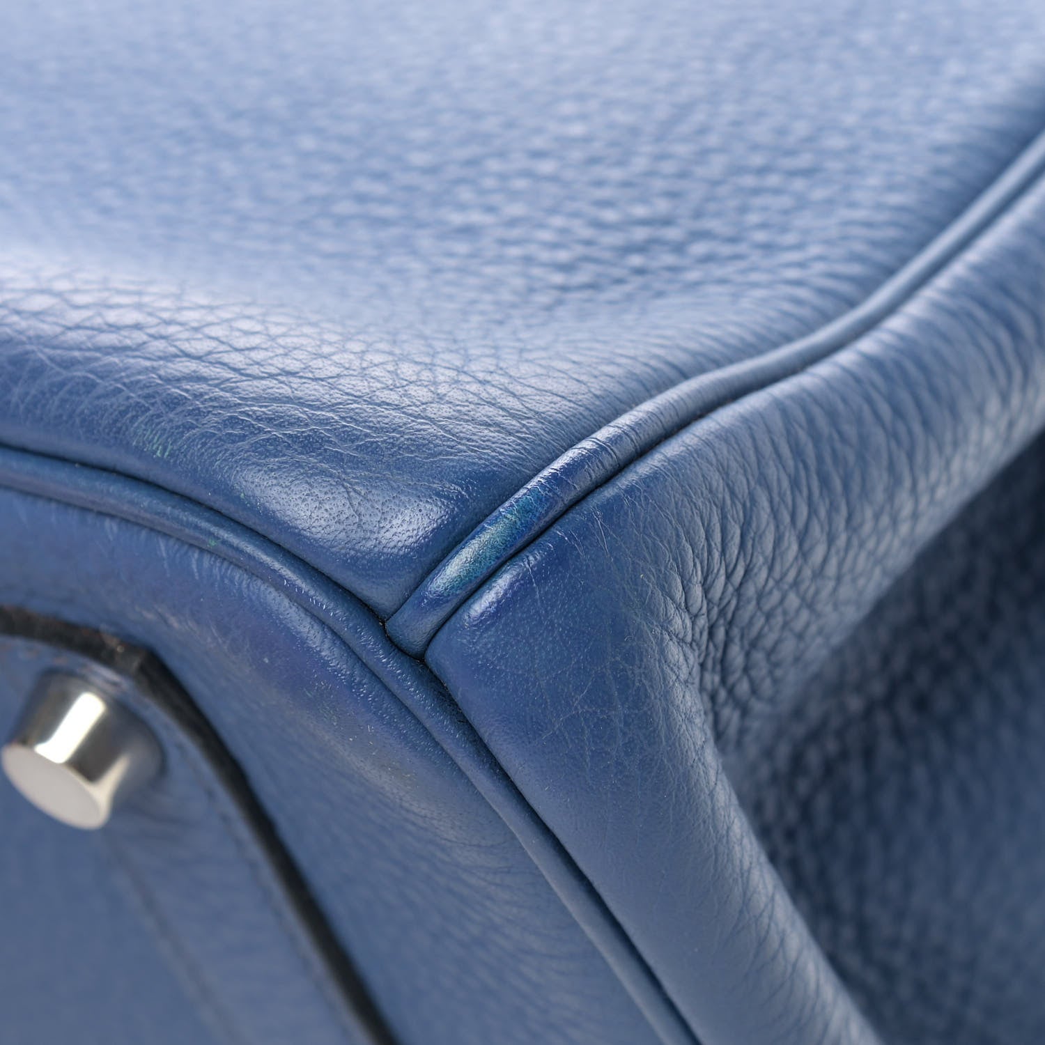 Hermes Togo Birkin 35 Bleu Brighton 8 of 14