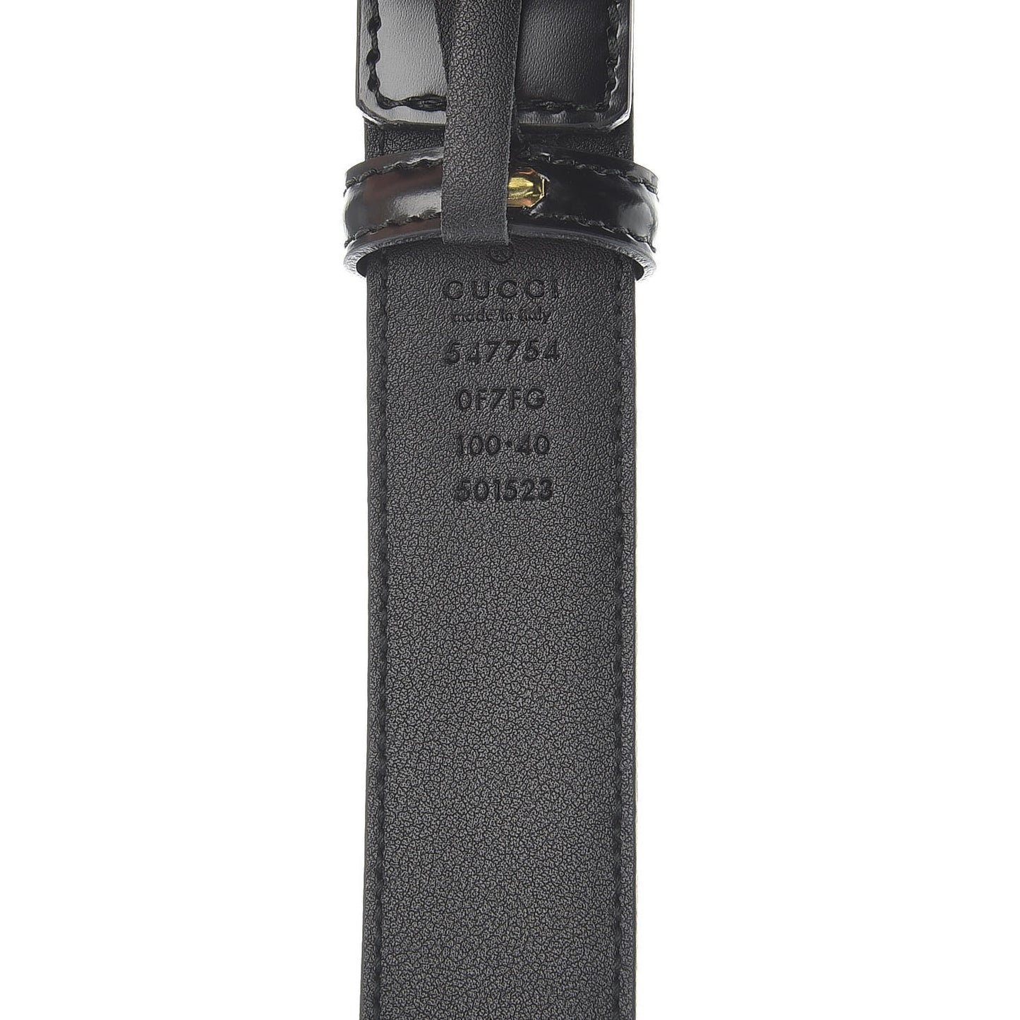 Calfskin Logo Belt 100 40 Black