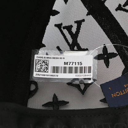 Louis Vuitton Monogram Mesh Cotton Cap L Black 9 of 11