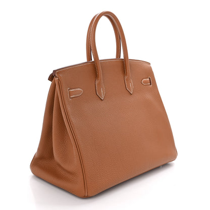 Hermes Togo Birkin 35 Gold 3 of 14