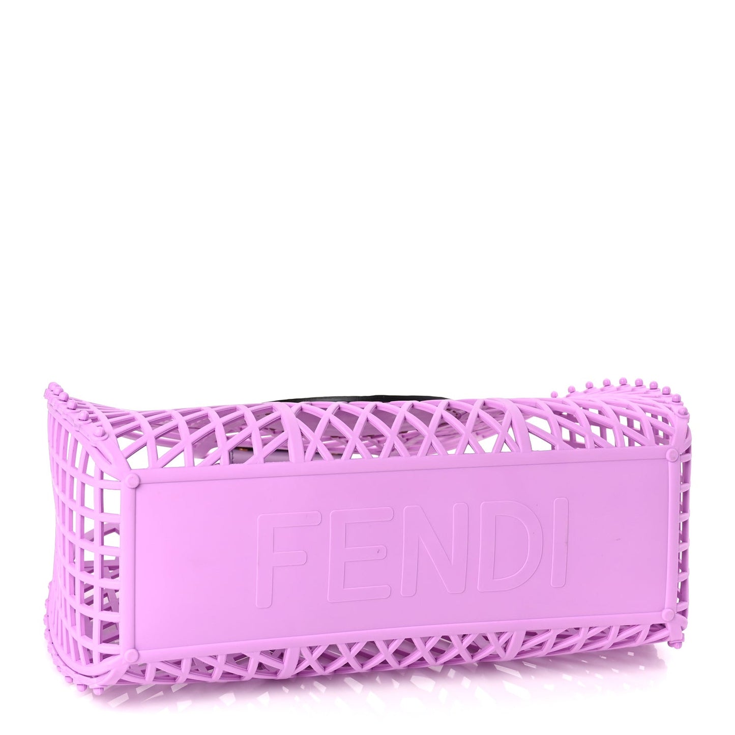 Recycled Plastic Vitello Liberty Matte Medium  Basket Violetta