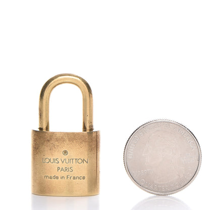 Louis Vuitton Brass Lock and 2 Keys Set 2 of 4