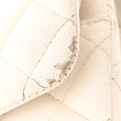 Chanel Caviar Quilted Small Double Flap White 11 of 15