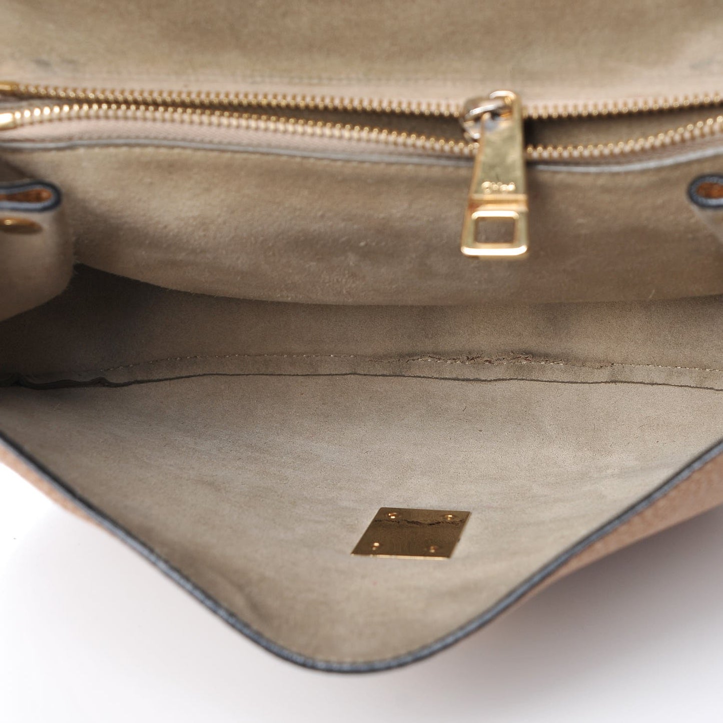 Grained Lambskin Large Drew Shoulder Bag Caramel