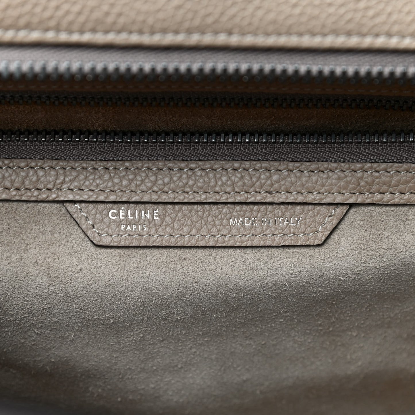 Drummed Calfskin Mini Luggage Dune