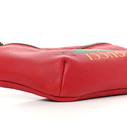 Gucci Grained Calfskin Small Logo Belt Bag Hibiscus Red 9 of 10