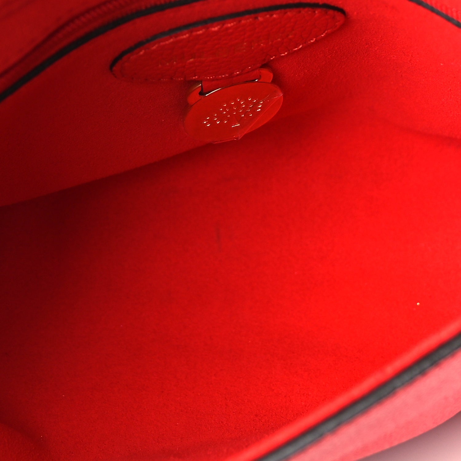 Mulberry Small Classic Grain Calfskin Small Lily Flap Fiery Red 4 of 8
