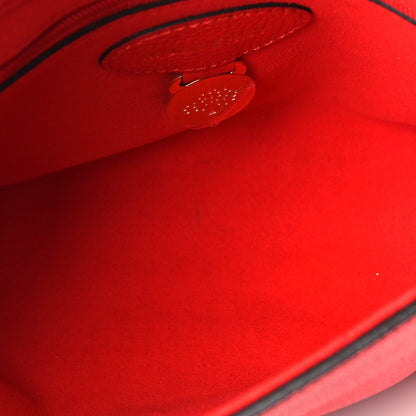 Mulberry Small Classic Grain Calfskin Small Lily Flap Fiery Red 4 of 8