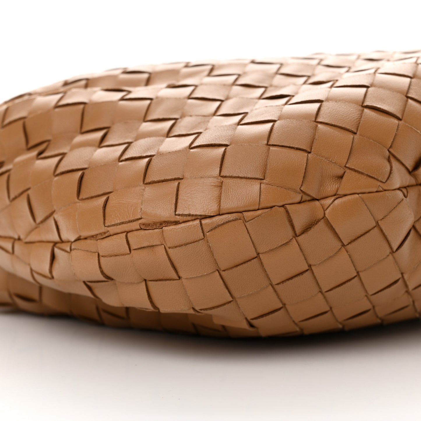 Nappa Intrecciato Teen Jodie Hobo Caramel