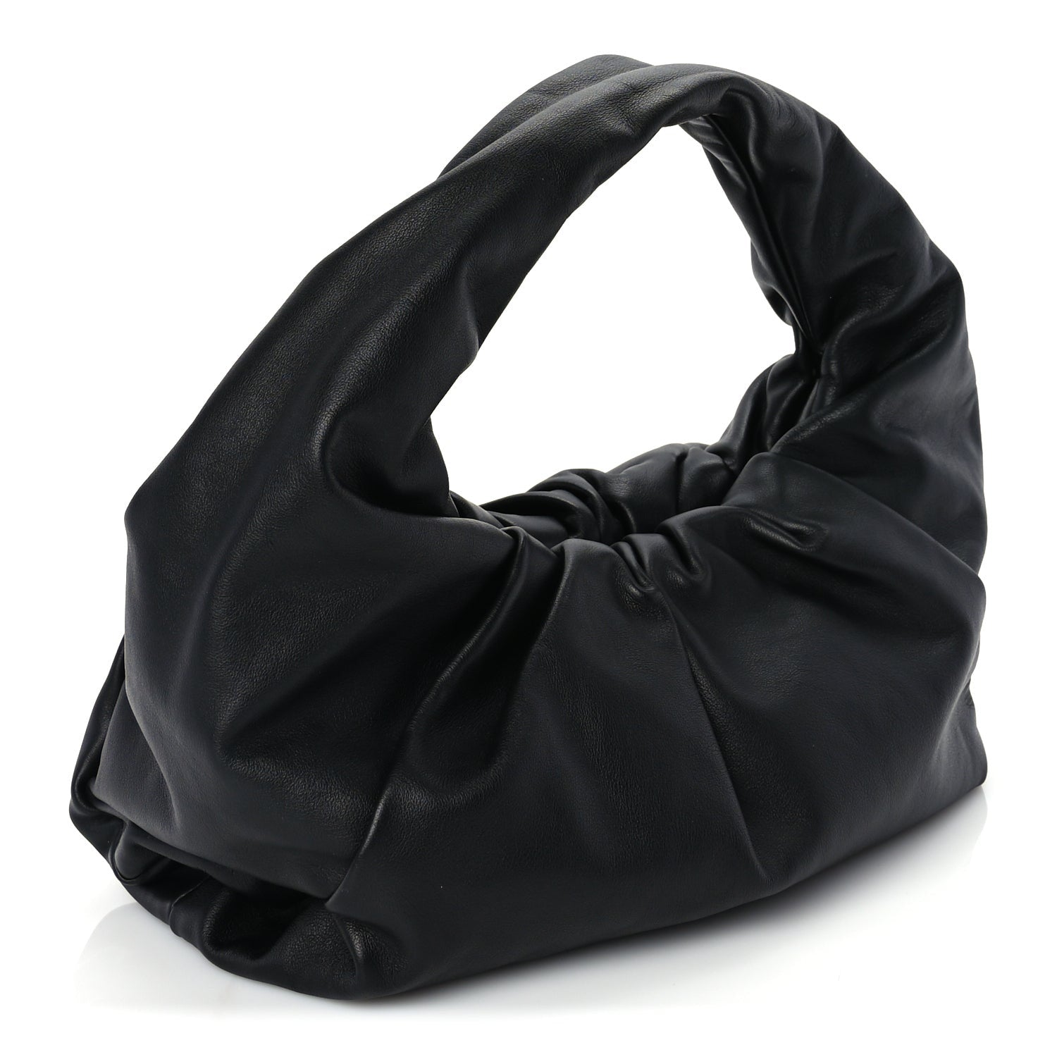 Bottega Veneta Smooth Butter Calfskin Small The Shoulder Pouch Black 2 of 8