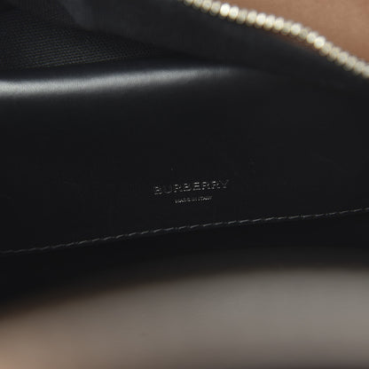 Burberry Smooth Calfskin Medium Cube Bowling Bag Malt Brown 8 of 9