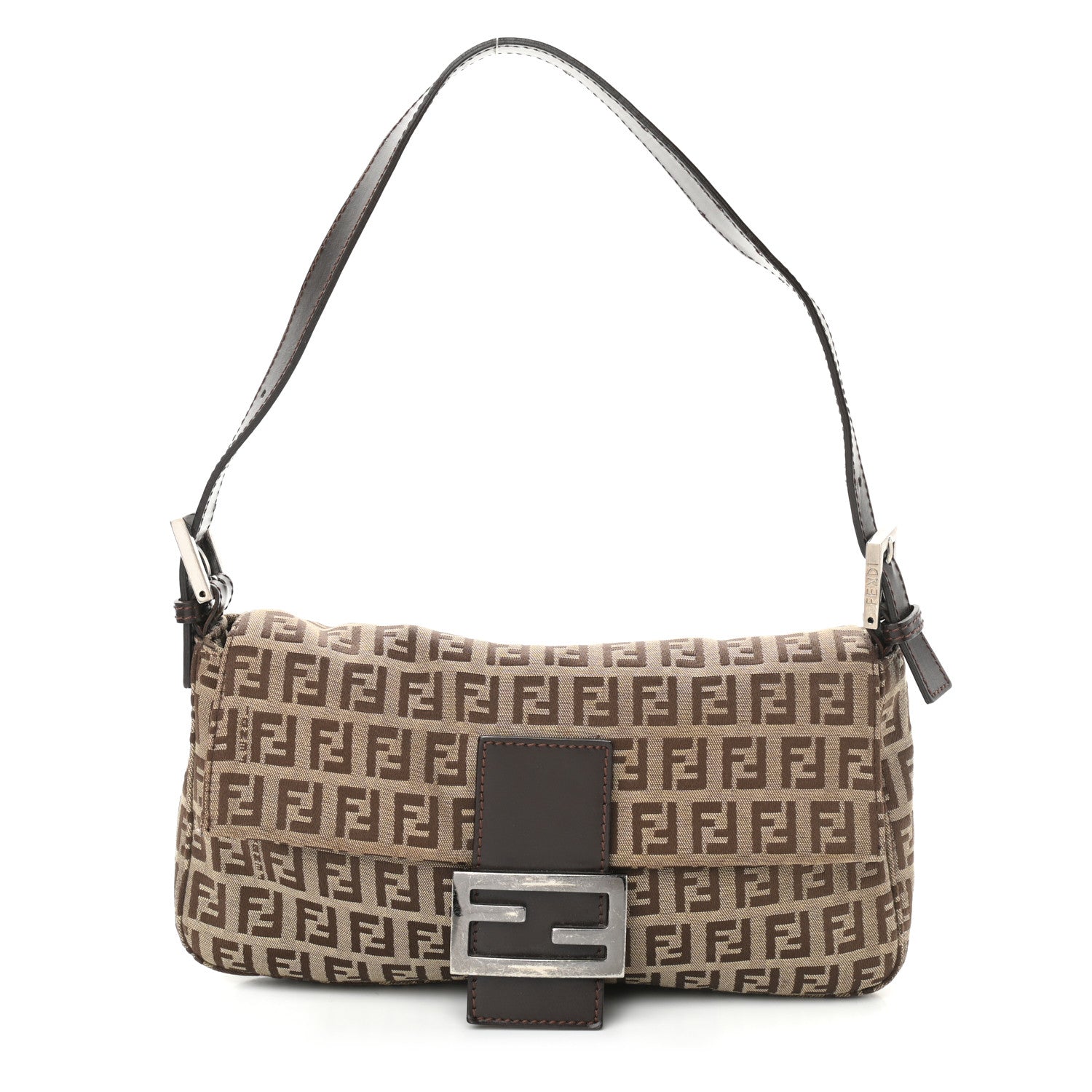 Fendi Zucchino Baguette Tobacco 1 of 10