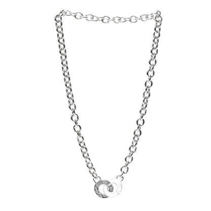 Tiffany Sterling Silver 1837 Circle Clasp Necklace 3 of 4