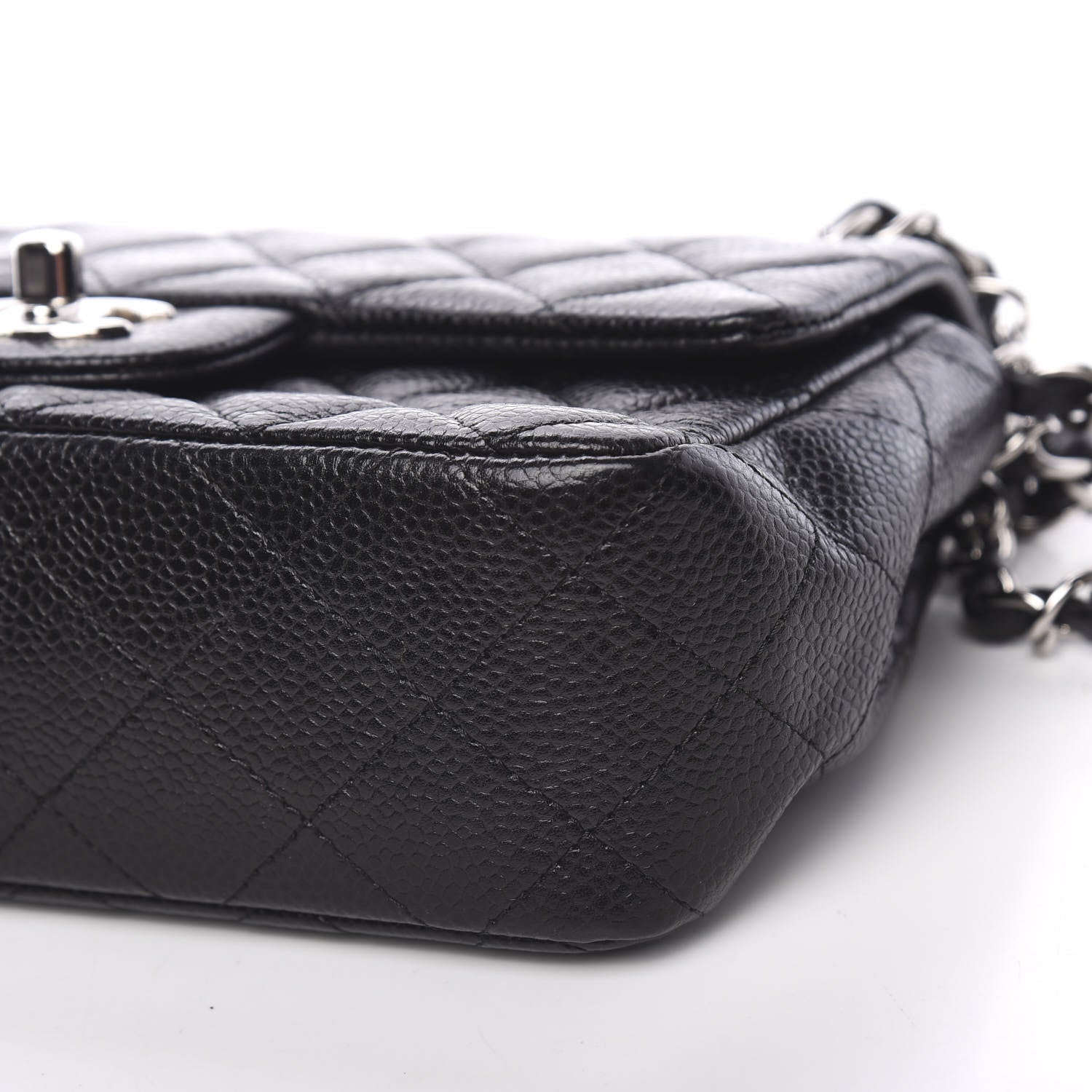 Chanel Caviar Quilted Mini Rectangular Flap Black 6 of 9