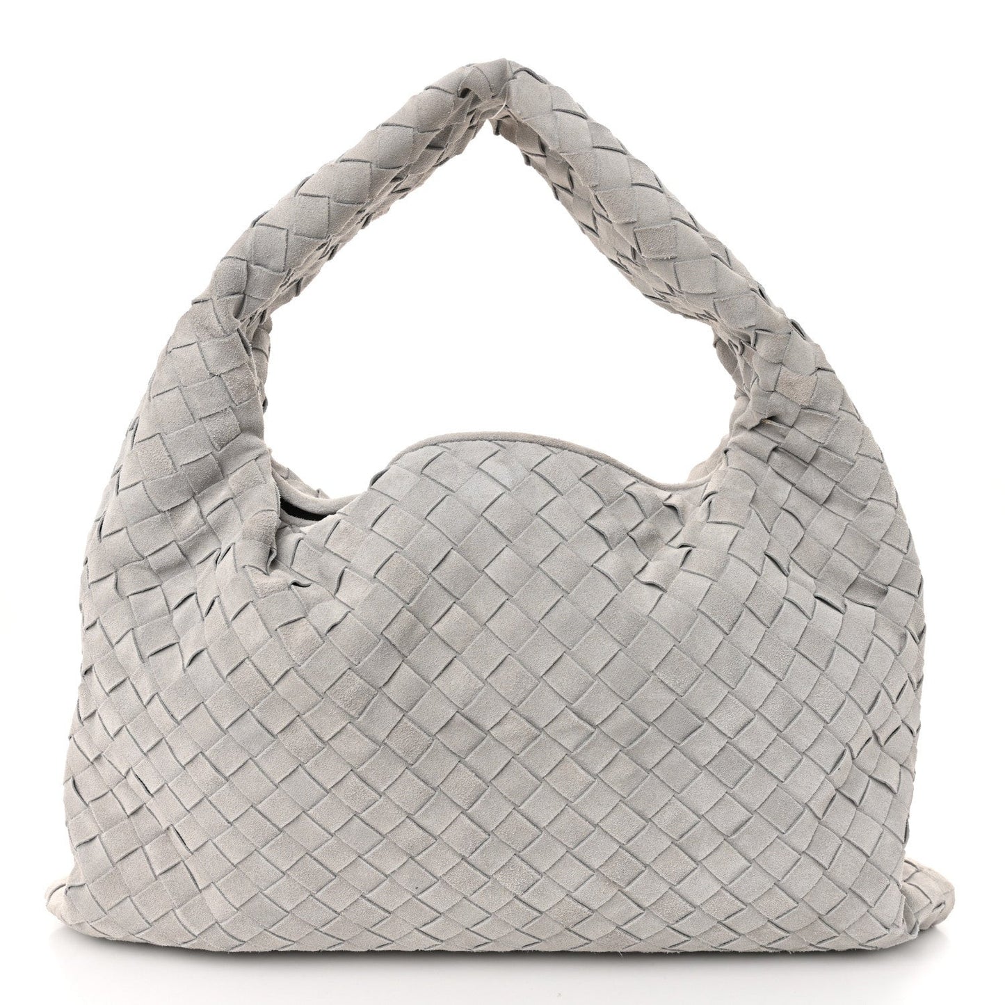 Suede Intrecciato Small Hop Sterling