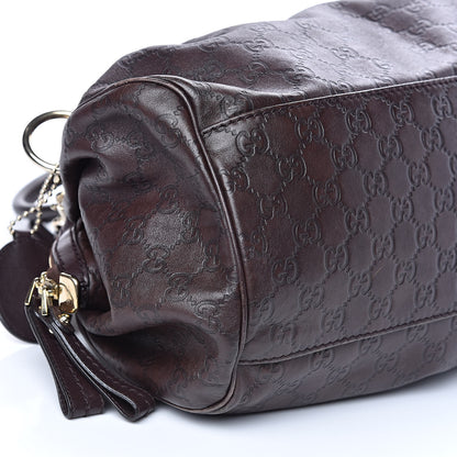 Gucci Guccissima Medium Sukey Boston Chocolate 8 of 15