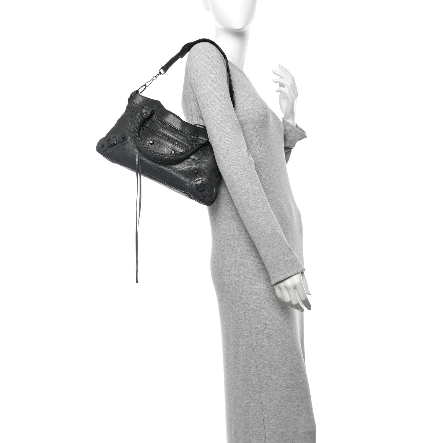 Balenciaga Agneau Classic Hardware First Anthracite 2 of 10