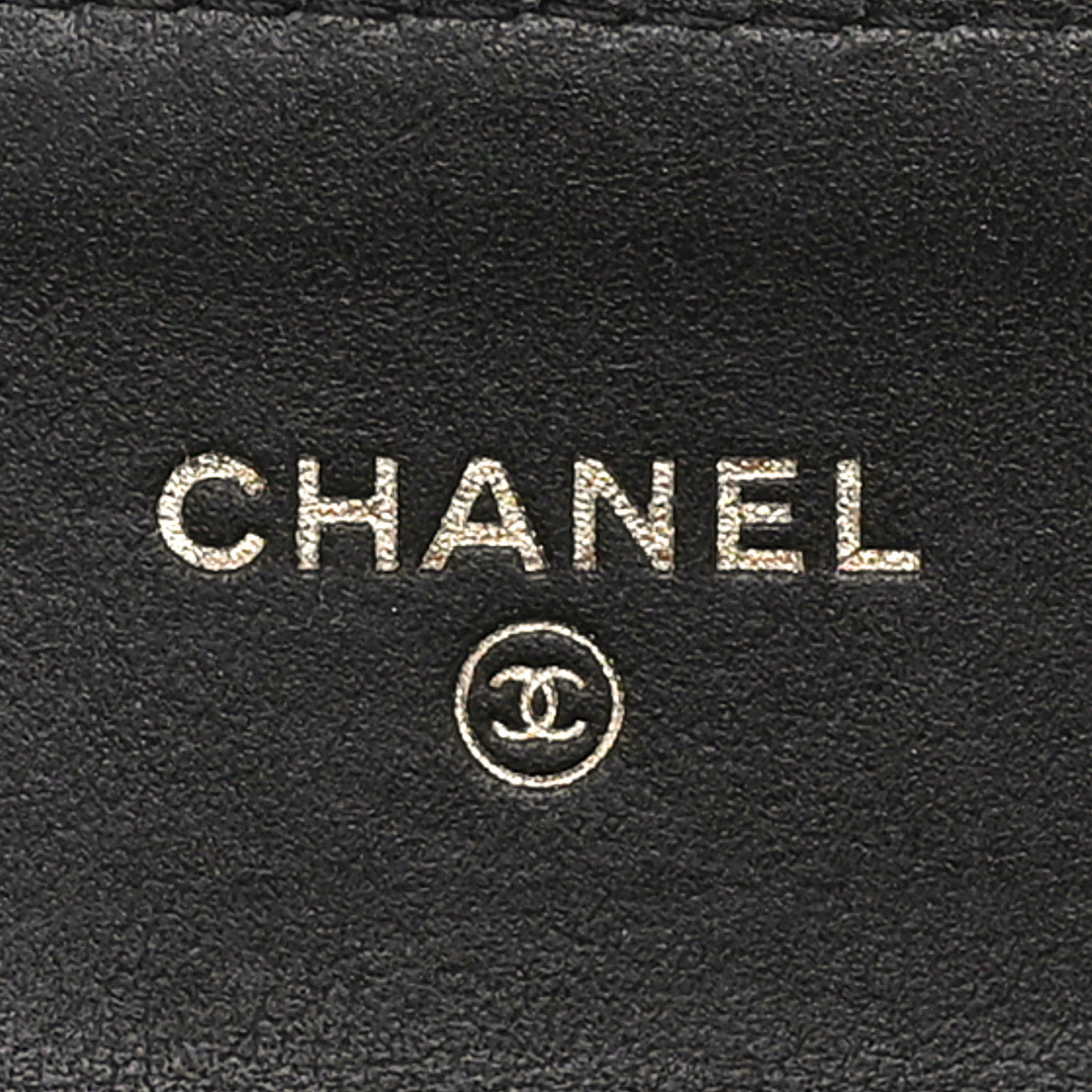 Chanel Aged Calfskin Chevron Quilted Reissue Card Holder Wallet Black 6 of 7
