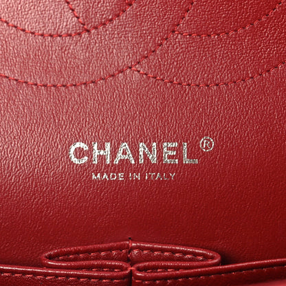 Chanel Patent Quilted Jumbo Double Flap Dark Red 5 of 9