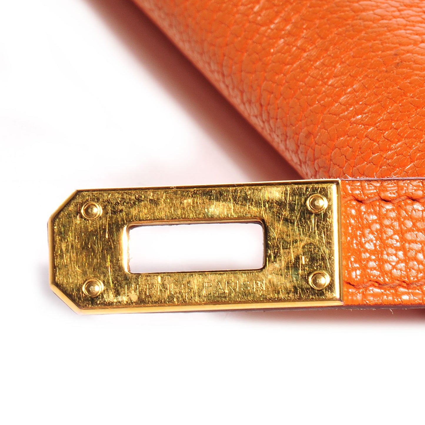Chevre Mysore Kelly Longue Wallet Orange