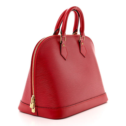 Louis Vuitton Epi Alma PM Castillan Red 3 of 11