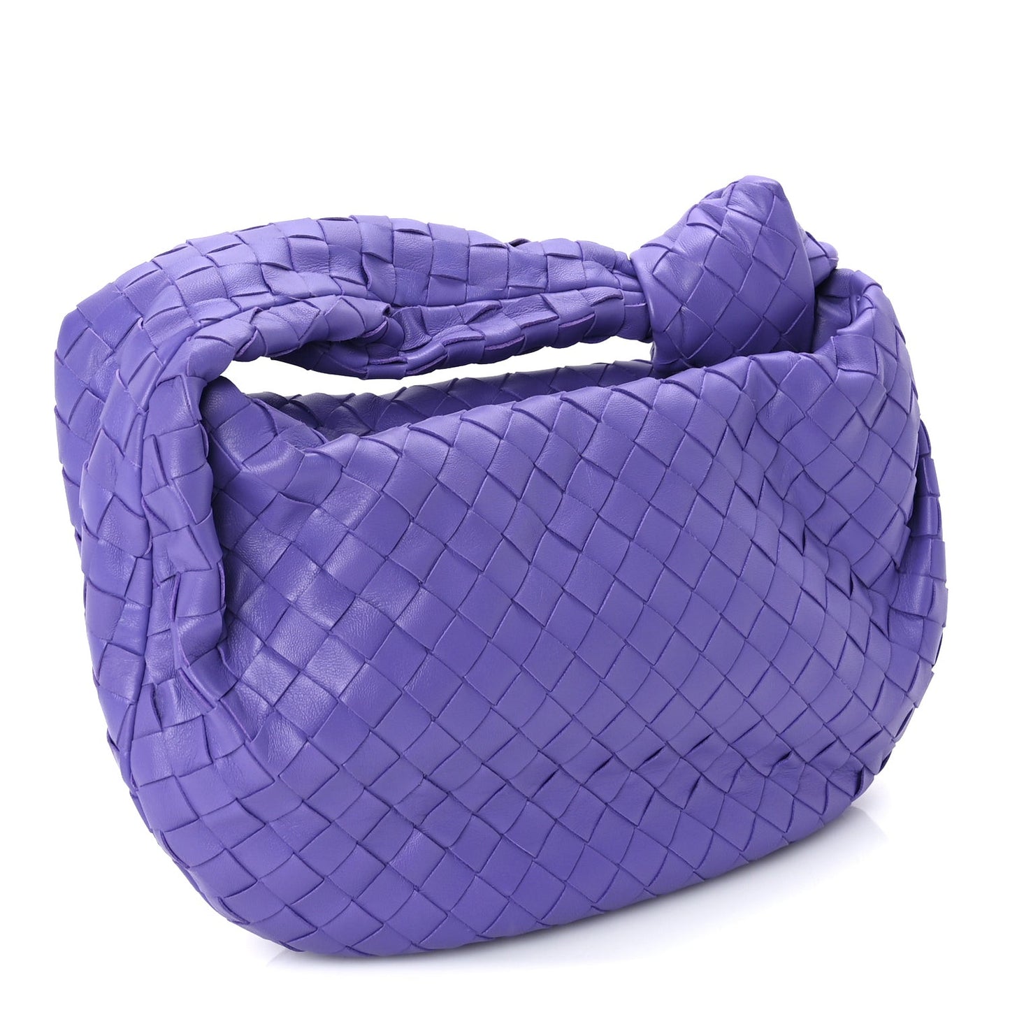 Nappa Intrecciato Teen Jodie Hobo Purple