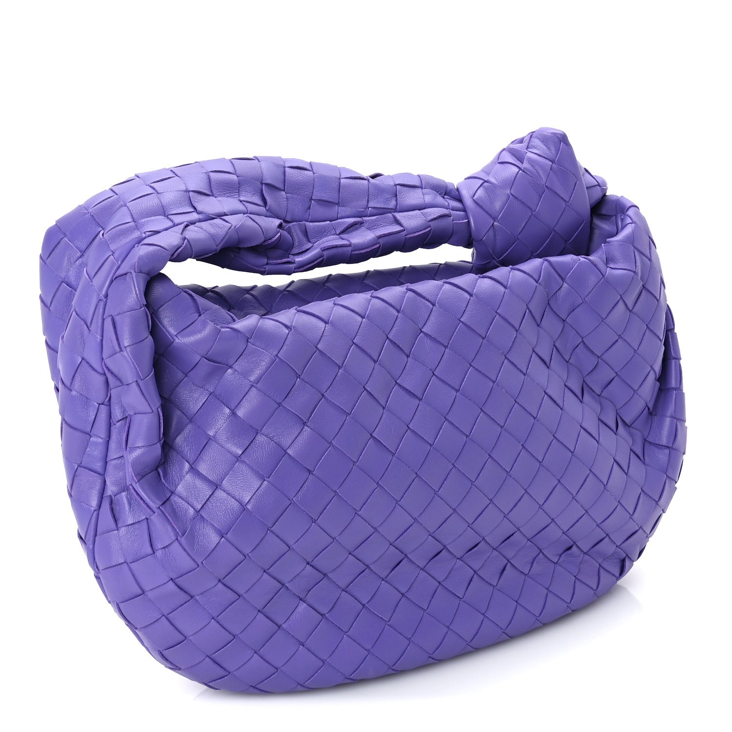 Bottega Veneta Nappa Intrecciato Teen Jodie Hobo Purple 2 of 8